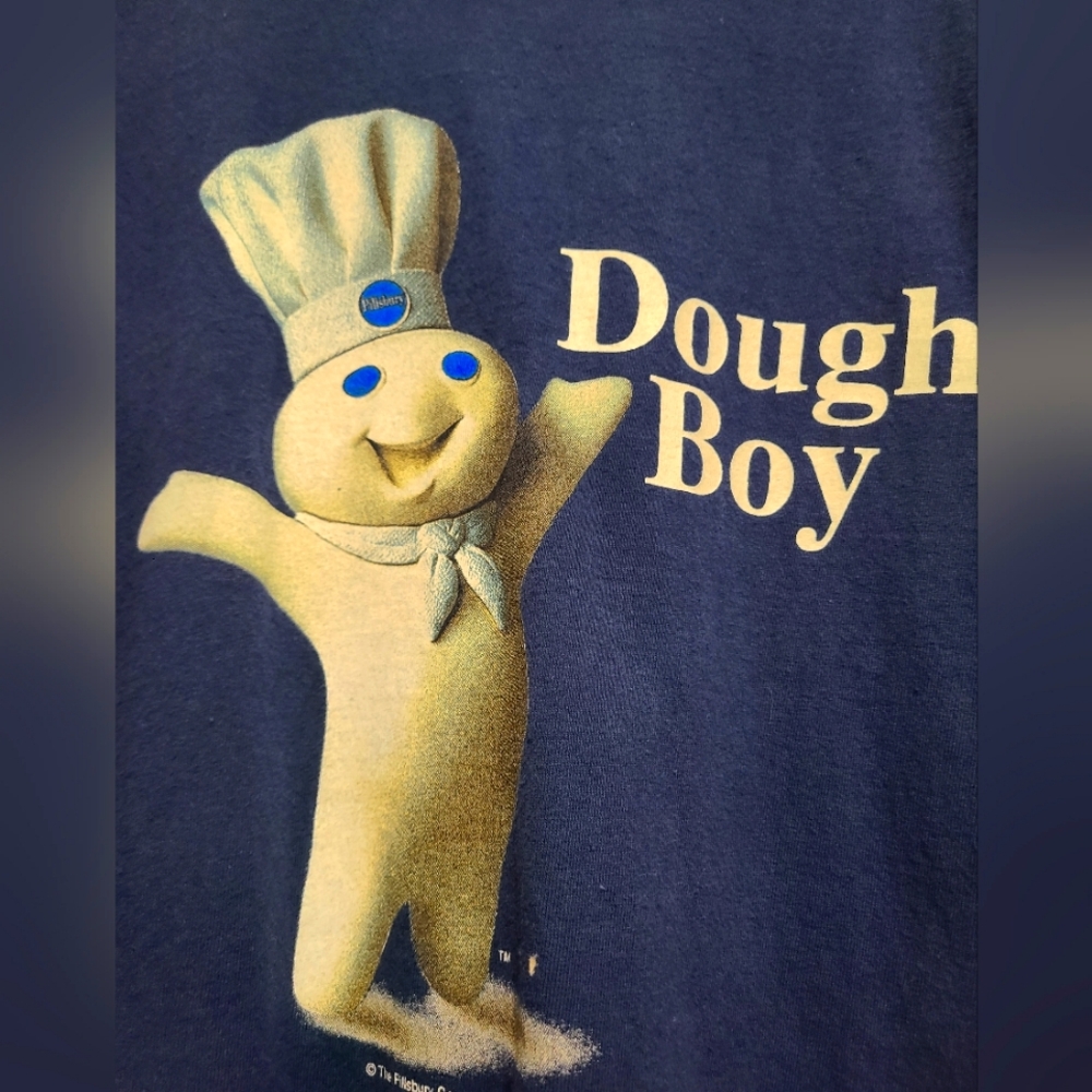 Vintage 90s DOUGHBOY Pillsbury Single Stitch T Shirt Made In USA Mens XL